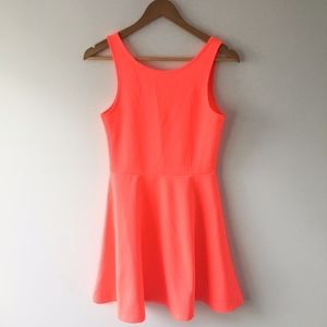 H + M // Gorgeous Bright Coral Dress